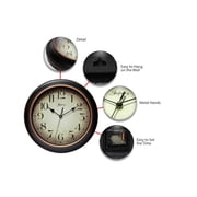 Infinity Instruments Hanover 12 Silent Wall Clock