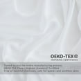 thumbnail image 4 of TOSMO Luxury Pillow Case Set of 2, Viscose Made from Bamboo OEKO-TEX, Silky Soft, Breathable & Cooling Pillow Cases with Envelope Closure (Standard, Classic White), 4 of 6
