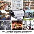 thumbnail image 3 of Fitnate Dummy Security Camera, Fitnate 4 Packs Fake Security Camera CCTV System with Red Flashing, 3 of 5