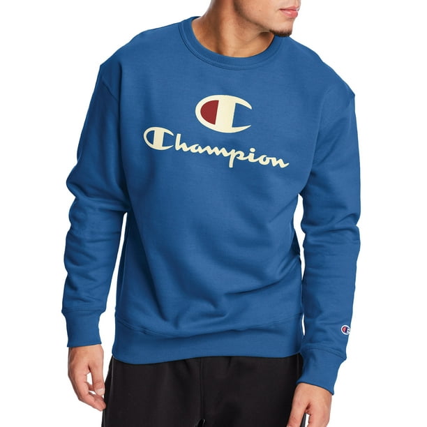 men's champion powerblend graphic sweatshirt