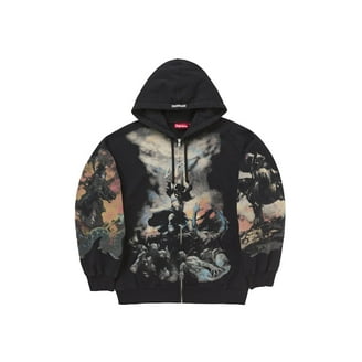 Supreme Men's b.b. Simon Zip Up Hooded Sweatshirt Blue, from