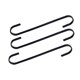 thumbnail image 4 of Black S Type Hooks for Hooking 1Pcs Heavy-Duty Iron Rustproof Hangers, 4 of 4