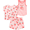 Light Pink, variant on Garanimals Newborn, Baby & Toddler Girl Cotton Terry 3-Piece Set, Tank, Tee & Pull-On Shorts, Sizes 0-6T