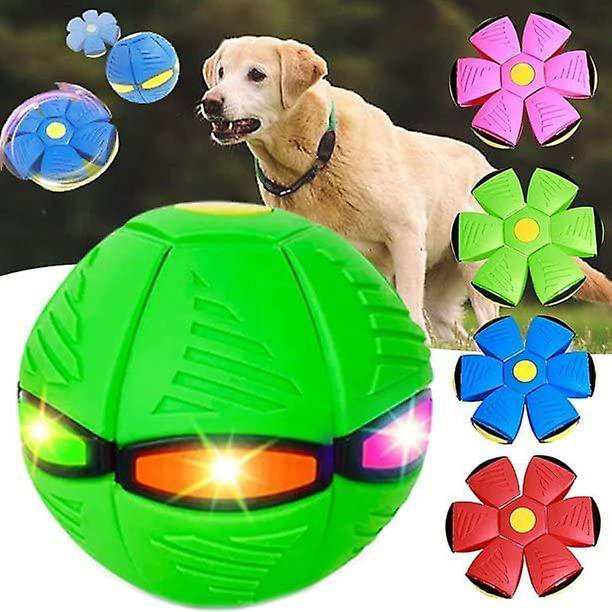 Bola De Platillo Para Perros,Juguetes Para Mascotas Juguetes Para Perros Bola De Platillo Volador Mágico Extraño Deformación De Descompresión Mágica Pisotón De Pie Bola De Pisotón De Ventilación