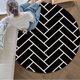 thumbnail image 5 of Alfombra circular antideslizante lavable a máquina CLLC, alfombra redonda, alfombra suave ultrafina lavable para dormitorio, alfombra circular antideslizante y resistente a las manchas para sala de e, 5 of 6
