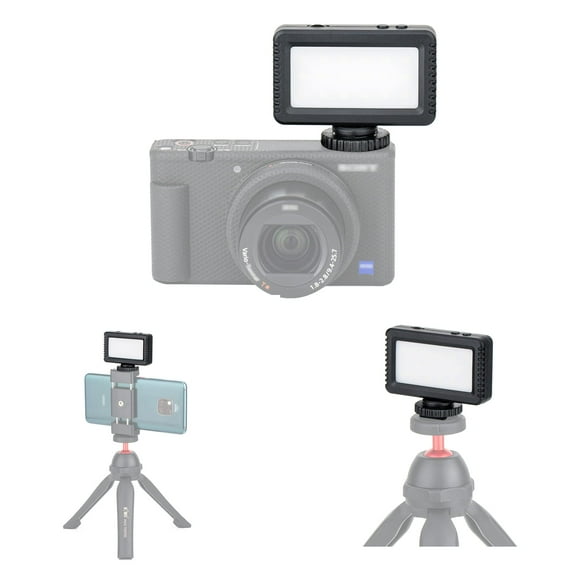 Luz LED de vídeo KIWIFOTOS Mini para Sony ZV-E10 II ZVE10 ZV-1F