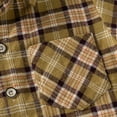 thumbnail image 5 of Hiijoy Little Boys Plaid Print Long Sleeve Shirt Cotton Casual Button Down Shirt, Sizes 1-6, 5 of 7