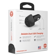 HyperGear 15621 SpeedBoost 17W Dual USB Car Charger Black