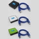 thumbnail image 3 of Cámara USB Hub Splitter 4 puertos USB3.0 Dock Expansor externo Estación de energía Adaptador de expansión de aleación de aluminio Caja de Juegos de teclado y mouse para computadora Blanco, 3 of 6