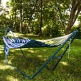 thumbnail image 5 of Sunnydaze 2-Person Quilted Polyester Curved Spreader Bar Hammock, 460 lbs - Catalina Beach, 5 of 14