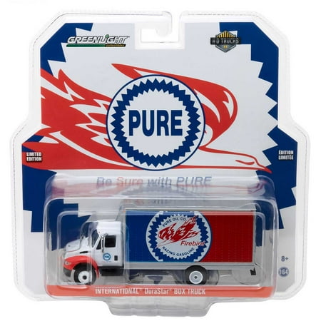- Greenlight H.D. Trucks: 2013 International Durastar Box Van Pure Oil Co. Firebird Racing Gasoline 1/64 Scale
