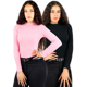 thumbnail image 1 of Set De Dos Sueteres para Mujer Unitalla Casual Sweater Dama Diseño Canale de Moda A Relieve Abrigo Ligero Invierno Blusa Manga Larga Multilooks Elegante o Casual, 1 of 5