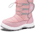 thumbnail image 4 of GYMEPIC Kids Waterproof Snow Boots Warm Winter Shoes Anti Slip Outdoor Boots Easy On Off for Boys Girls, 4 of 5