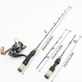 thumbnail image 3 of Collapsible Fishing Pole Combo Fishing Pole Combo Tip Rod Set Fishing Double, 3 of 8