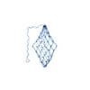 Poly Cord Standard Hay Net Blue