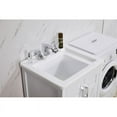 thumbnail image 6 of Stufurhome Hathaway 24 in. x 34 in. White Engineered Wood Laundry Sink, 6 of 10