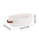 thumbnail image 3 of Cesta de Almacenamiento de Algodón Tejido 13x6x4 pulgadas Caqui Gris Blanco Organizador Decorativo para Baño, Tanque del Inodoro, Encimera, Mesa, Decoración del Hogar, 3 of 6