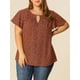 thumbnail image 2 of BluDe GaEstampado Floral ManAcampanaOjo De CerraduTalGrande PaMujer Borgo3XL, 2 of 6