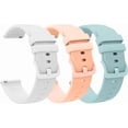 thumbnail image 1 of - Correas de reputo deportivas de silicona suave para mujer, hombr, 18 mm, 20 mm, coatible con Withings, 1 of 5