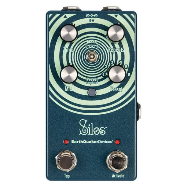 Pedal de guitarra Delay EarthQuaker Devices Silos multigeneracional