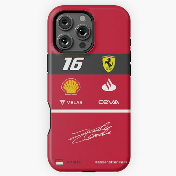 Charles Leclerc F1 Driver Phone Case for iPhone 16 15 14 13 12 11 Pro Max M890091