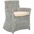 thumbnail image 3 of SAFAVIEH Cabana Rattan Arm Chair, Grey White Wash, 3 of 4