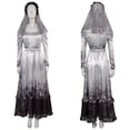 thumbnail image 3 of Disfraz de La Llorona para mujer adulta, disfraz de fantasía, vestido, tocado, cinturón, trajes de película de terror, traje de carnaval de Halloween, 3 of 5