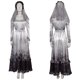 thumbnail image 3 of Disfraz de La Llorona para mujer adulta, disfraz de fantasía, vestido, tocado, cinturón, trajes de película de terror, traje de carnaval de Halloween, 3 of 5
