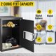 thumbnail image 4 of VEVOR Security Safe 2 Cubic Feet Electronic Safe Box with Electronic Code Lock Digital Safe Box with Two Override Keys Safes Electronic Carbon Steel Material Money Safe for Home, Hotels and Offices VEVOR Security Safe, 4 of 8