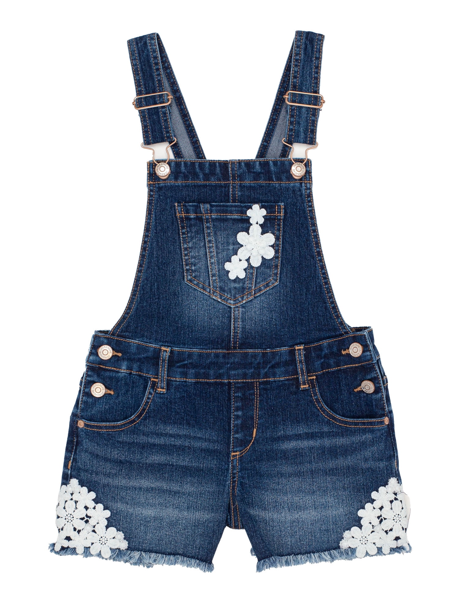 Jordache Girls Denim Shortall, Sizes 4-18