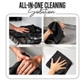 thumbnail image 5 of RIVERSIDE 12 Pack Luxury Washcloths 12x12 with Soft Cotton 400 GSM Quick Dry and Absorbent for Face & Body - Black, 5 of 9