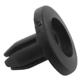 thumbnail image 5 of 50pcs 6mm Plastic Push Type Rivet Bumper Pin Clips,50(+/-2%) x Plastic Rivet Fastener,Black, 5 of 5