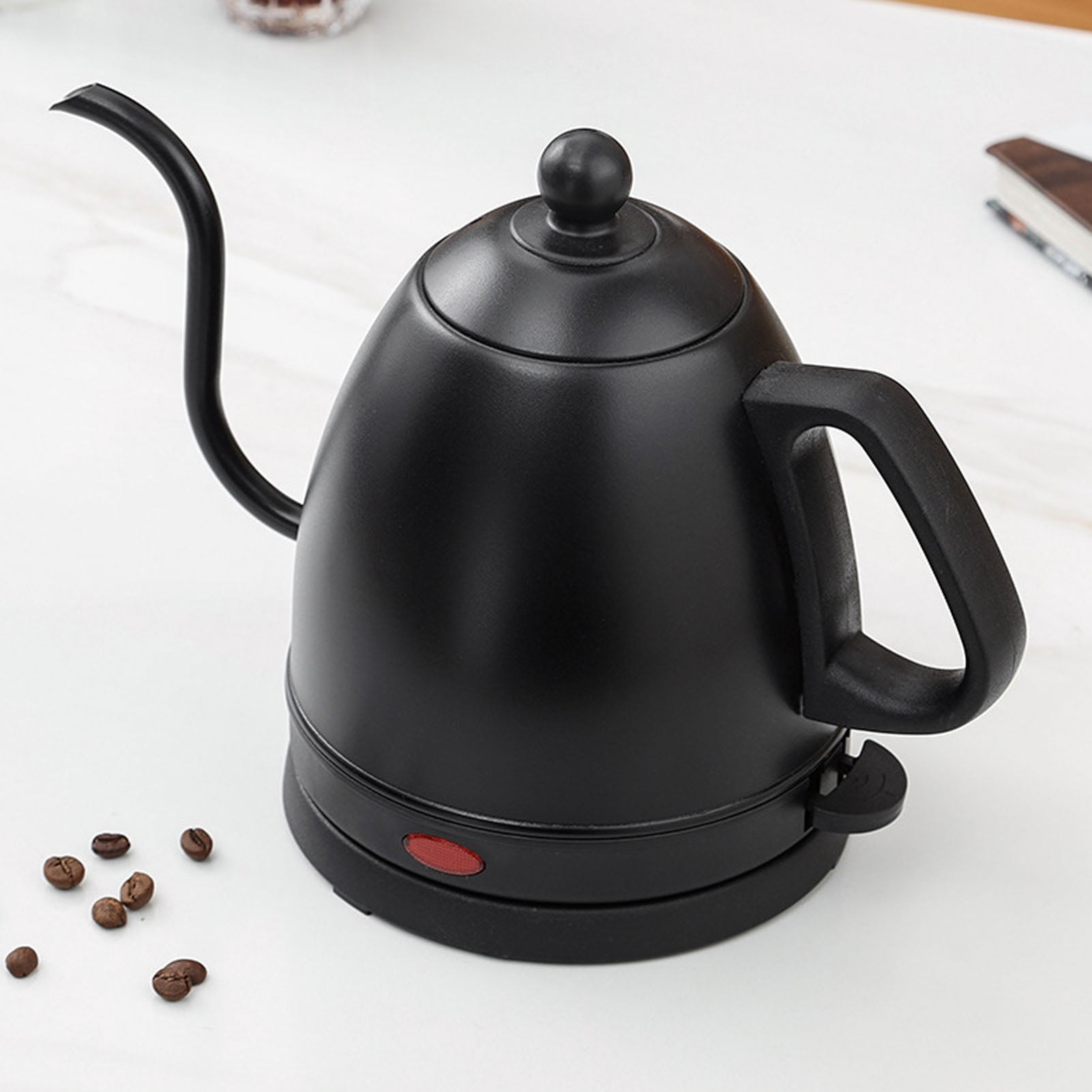 BIMZUC Gooseneck Electric Kettle 800ml / 27.1 oz, 1000W Fast Heating Tea Coffee Pot, 304 Stainless Steel Water Boiler with Auto Shut-Off and Boil-Dry Protection