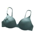 thumbnail image 4 of Pxxlle Seamless Bras for Women Wireless Supportive T Shirt Bra Comfort Full Coverage Everyday Bralettes 38 Green, 4 of 6
