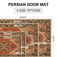 thumbnail image 3 of Lahome Door Mat 32"x48" Vintage Floor Mat, Non Slip Washable Doormat Quickly Absorb Welcome Mats Low-Pile Front Door Rug Inside Entryway Carpet for Entrance,Red, 3 of 5