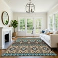 thumbnail image 7 of Addison Rugs Mayfield Premium Machine Washable Transitional Aztec Brown Rectangle Rug, 8' x 10', 7 of 7
