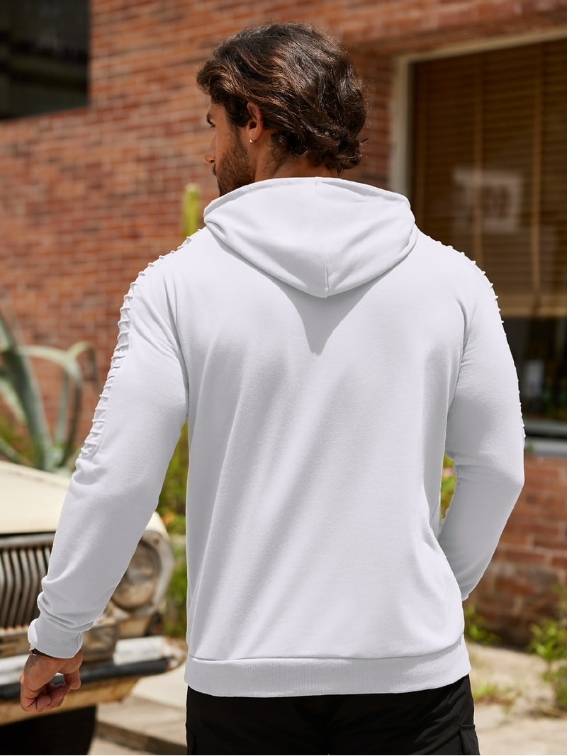 COOFANDY Men's Casual Pullover Hoodie - Long Sleeve Drawstring Hooded Sweatshirt With Pocket 6 thumbnail image
