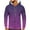 Deep Purple, variant on Men's Zipper Hoodie Jacket Gradient Print Long Sleeve Pullover Sweatshirt Drawstring Streetwear Artistic Hoodies Tops