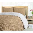 thumbnail image 5 of Ambesonne French Duvet Cover Sets, Vintage Wave Old Royal, 2-Queen, French Beige, 5 of 7