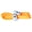 Florida Orange, variant on Speedlaces Race Runner Non Elastic Shoe Laces - 26" - Pink