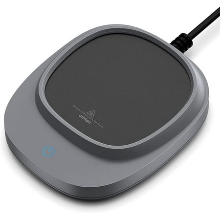 

Oroton Coffee Cup Warmer For Office Desk Use With 3 Temperature Settings Coffee Warming Plate For Cocoa Tea Water Milk With Automatic Shut Off After 4 Hours Grey (No Cup)