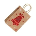 thumbnail image 1 of Matsuzay Bolsas de regalo navideñas Elementos únicos Amplia gama de usos Elementos navideños únicos Papel Portátil Kits de decoración para fiestas 025-6 21*15*8, 1 of 6