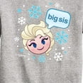 thumbnail image 3 of Disney Emoji - Sis Big Elsa - Toddler And Youth Crewneck Fleece Sweatshirt, 3 of 5