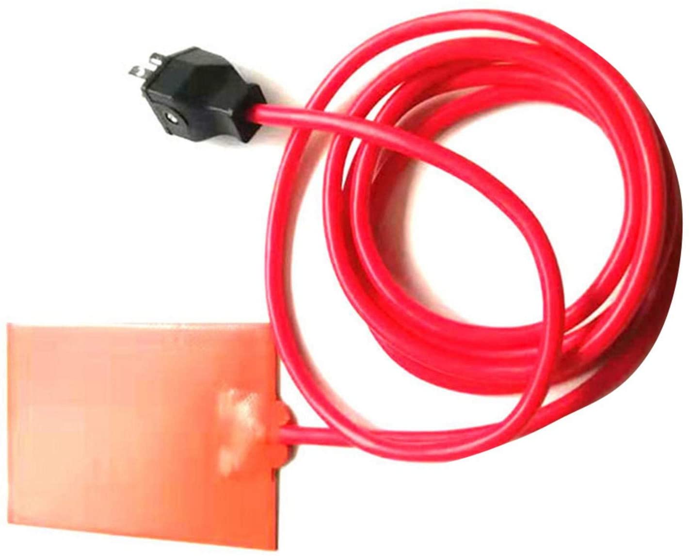 9x13CM Silicone Car Engine Heater Pad with 210CM Power Cord, Heater Pad