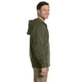 thumbnail image 3 of Men's Organic/Recycled Full-Zip Hooded Sweatshirt - JUNGLE - XL, 3 of 3