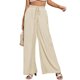 thumbnail image 1 of Pantalones de pierna ancha de cintura alta para mujer Pantalones acampanados palazzo holgados informales ShuxiuWang 8390606505255, 1 of 1