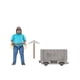 thumbnail image 1 of Figura de Acción Mattel Minecraft Steve y Carrito de Mina, 1 of 5