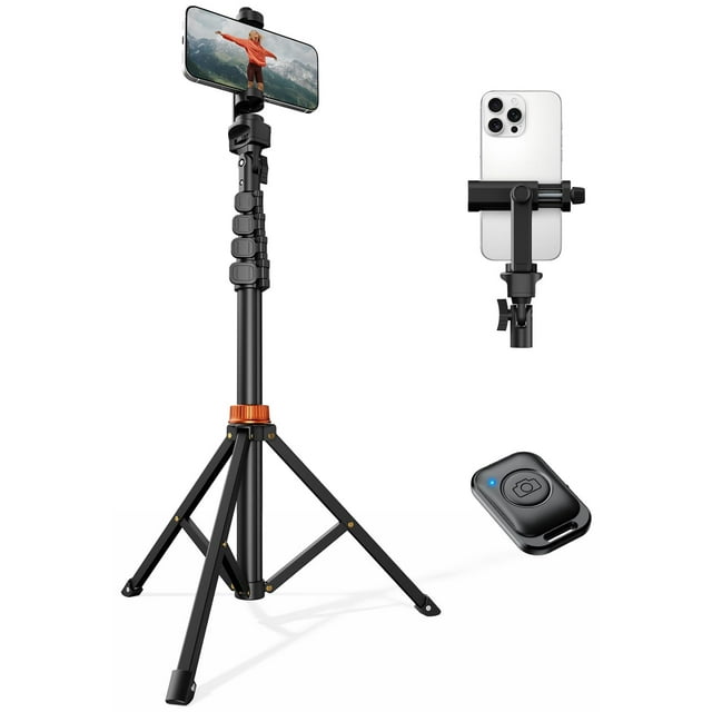Trípode para Celular Vimose 168 cm con Control Remoto Bluetooth y Soporte