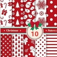 thumbnail image 2 of DIY Sewing Projects, A5 Size Pattern Paper, Christmas Elements on Coated Paper, Perfect for Crafting, Double-Sided Printing, Compatible with Scissors, 2 of 5
