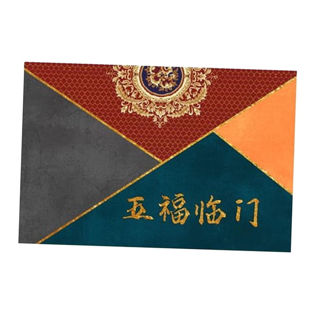 Front Door Mat Outdoor Entrance Mat Rug, Waterproof Floor Mat Shoes Scraper Doormat, 16''x24'' Patio Rug Dirt Debris Mud Trapper Out Door Mat